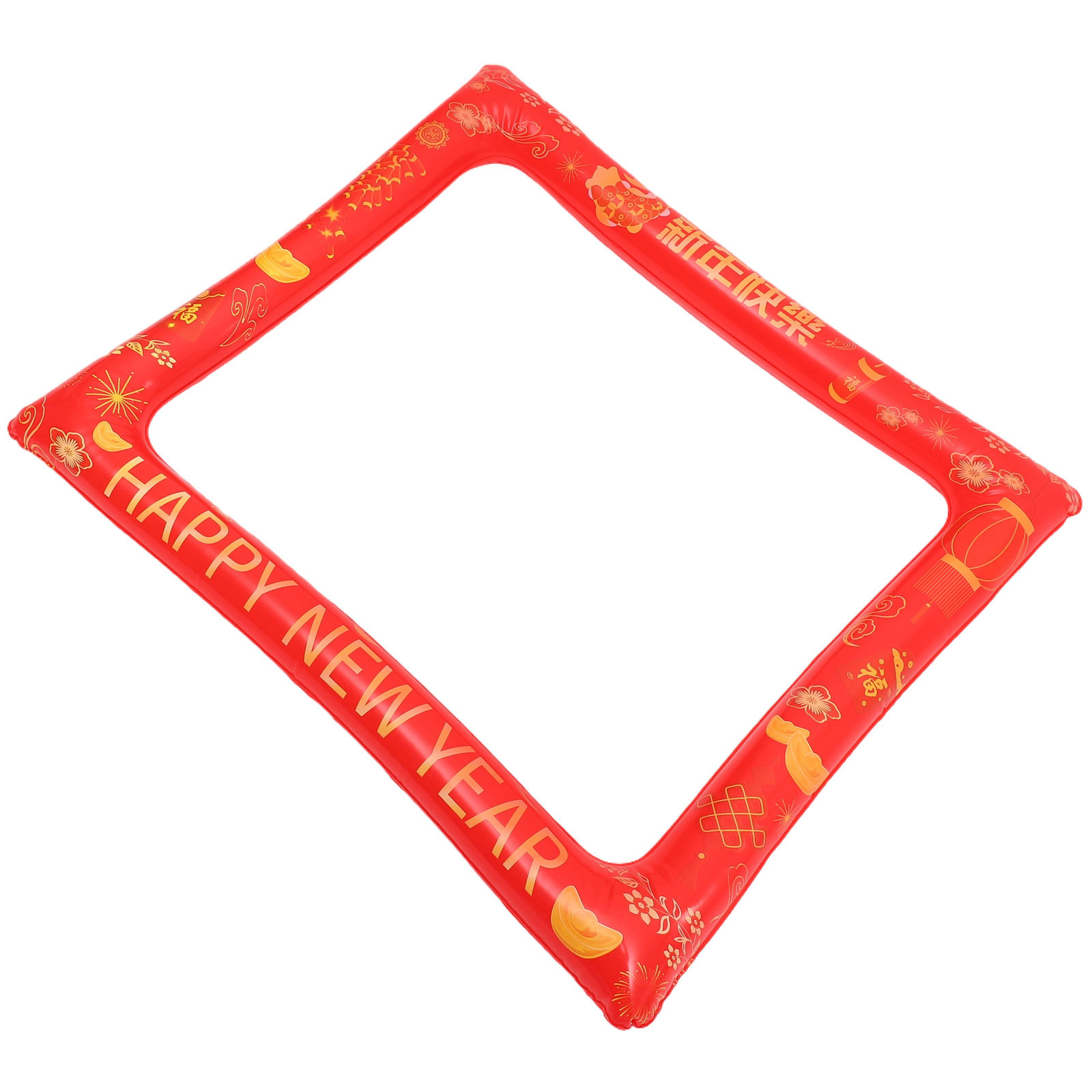 Photo Booth Frame - 大型インフレータブルPVCフォトフレーム 新年セルフィープロップ フォトブースフレーム 楽しいパーティー用品 ホリデーギフト デコレーション