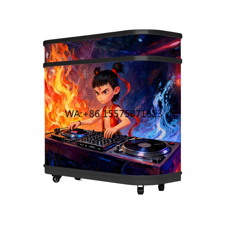 Event Party Dj - カスタムゴブ防水P1.8 P2.5 DJブースLEDディスプレイGOB LEDスクリーン（パーティーイベント、ホームバー、ナイトクラブ、DJテーブル用）
