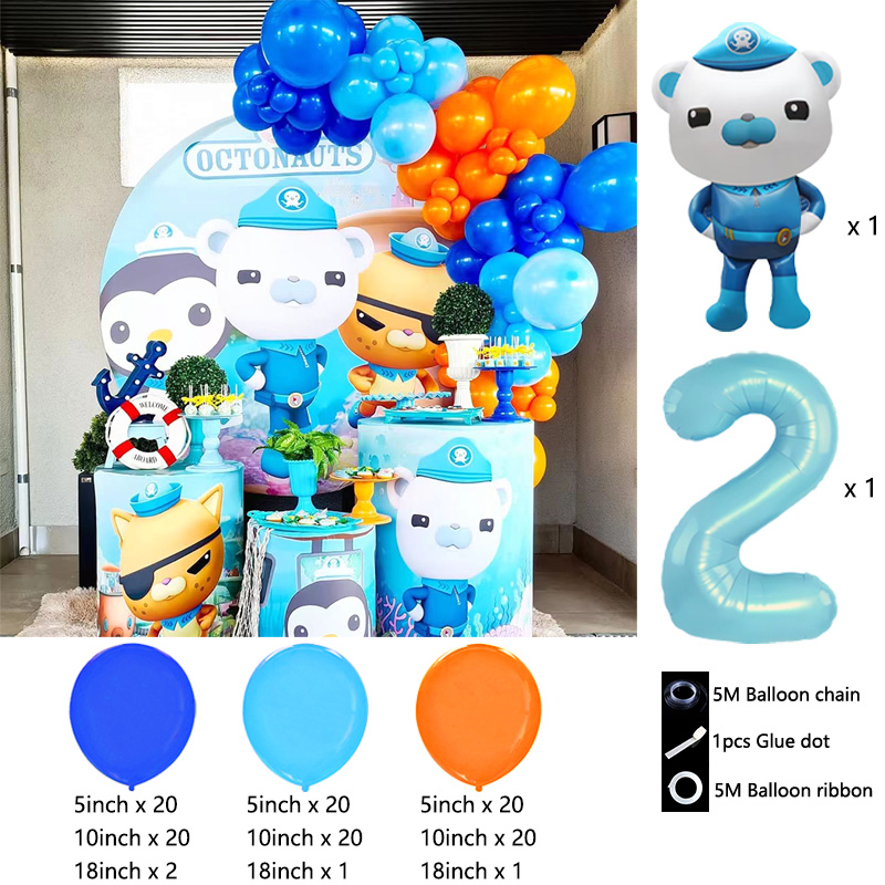 オクトノーツ バルーンガーランドキット キャプテン・バーナク - Balloon Arch Kit のレビューと価格