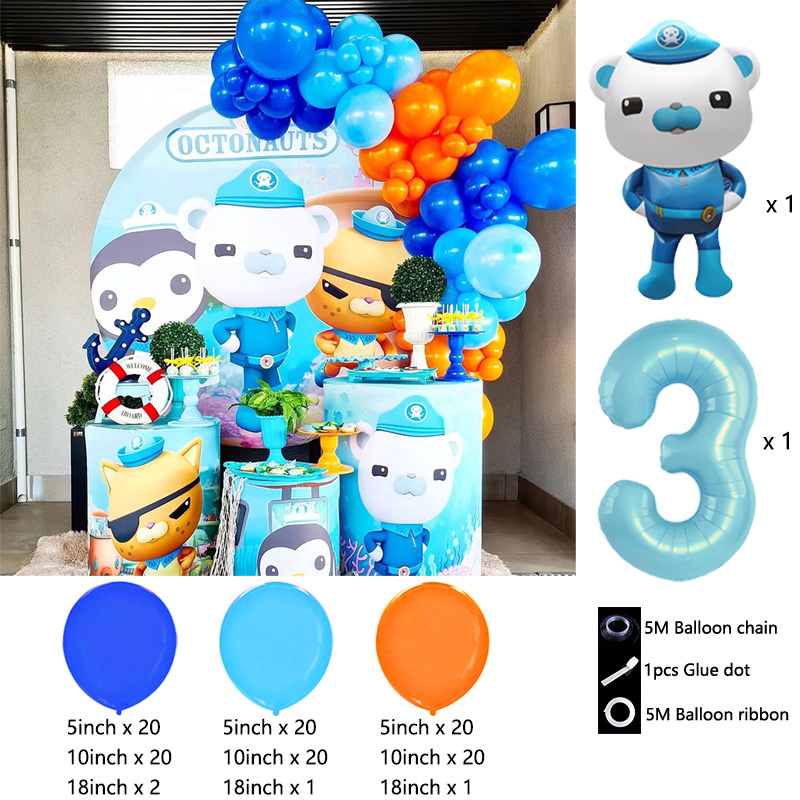 オクトノーツ バルーンガーランドキット キャプテン・バーナク - Balloon Arch Kit のレビューと価格