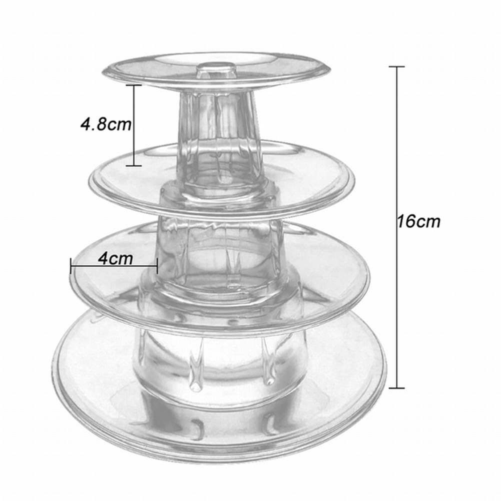 4/6段マカロンディスプレイスタンドホルダー、マカロンカップ - Cupcake Stand Tier のレビューと価格