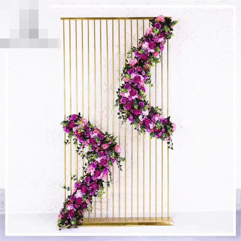 光沢のある金の金属フレームの花の弓,背景の仕切り,風船の弓, - Dessert Table Backdrop のレビューと価格