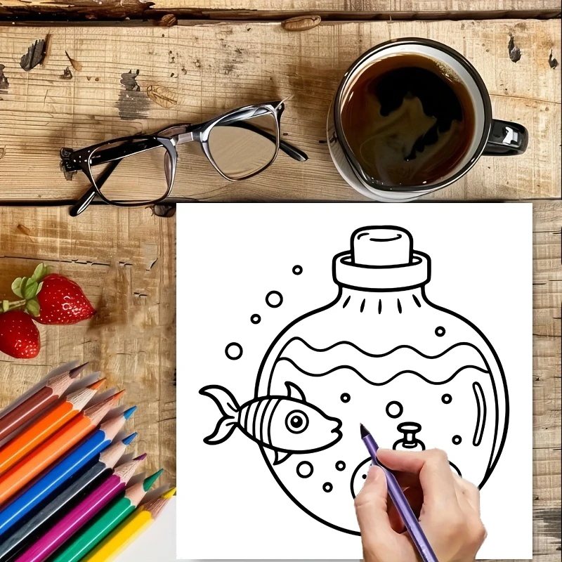 大人の塗り絵用マジックジャー、誕生日プレゼント、新学期用品、 - Event Supplies のレビューと価格