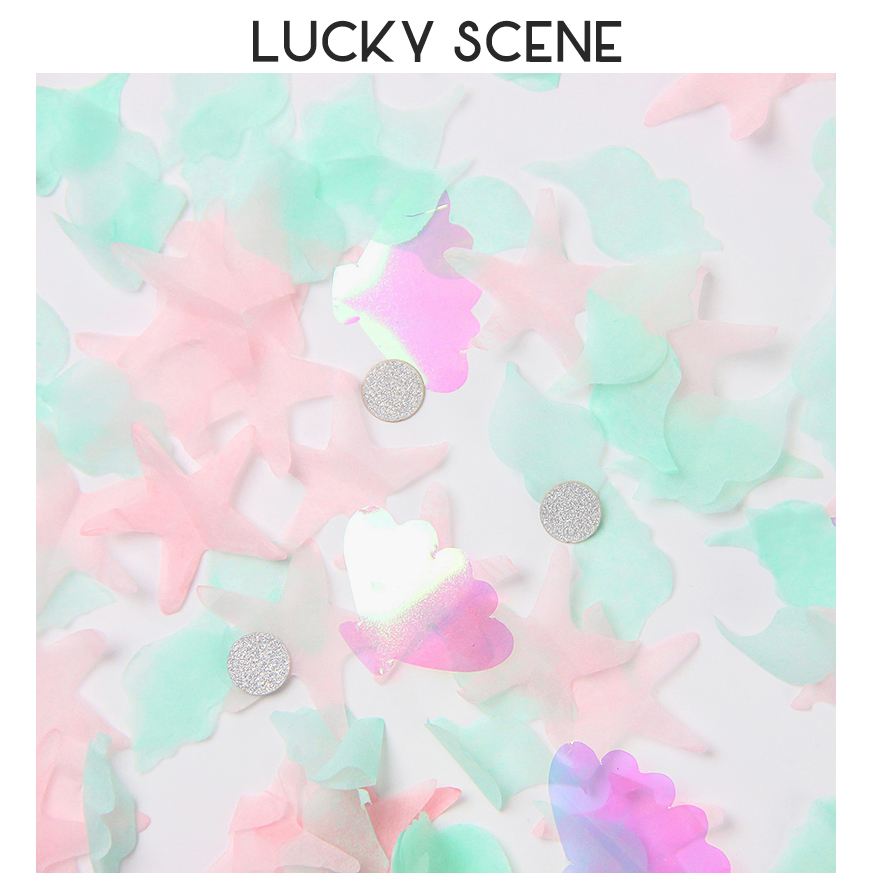 色とりどりの紙の紙吹雪,人魚のテーマ,誕生日や結婚披露宴のア - Confetti Cannon Tube のレビューと価格