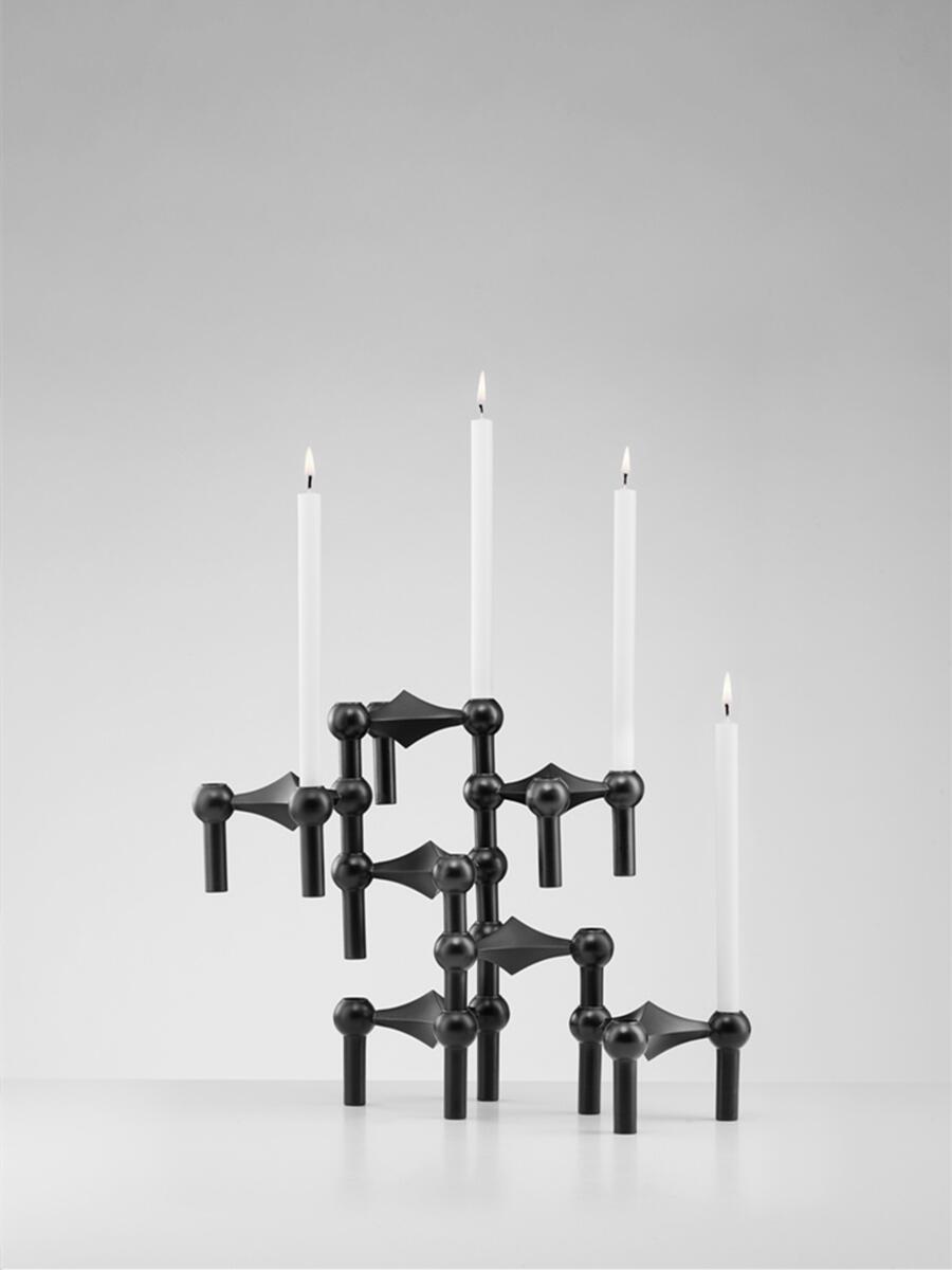 金属分子構造キャンドルホルダー黒燭台センターピースリビングル - Centerpiece Stick のレビューと価格