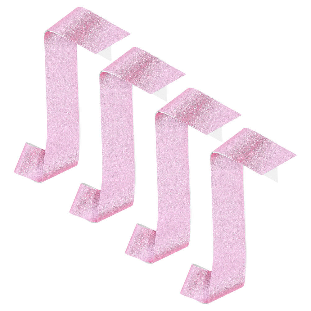 4個入りグリッターサッシュ DIYサッシュ 女性用 卒業式  - Birthday Sash Glitter のレビューと価格