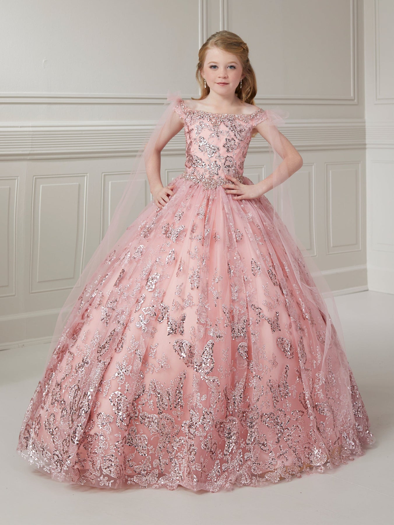 ゴージャスなフラワーガールドレスグリーングリッタースパンコー - Birthday Sash Glitter のレビューと価格