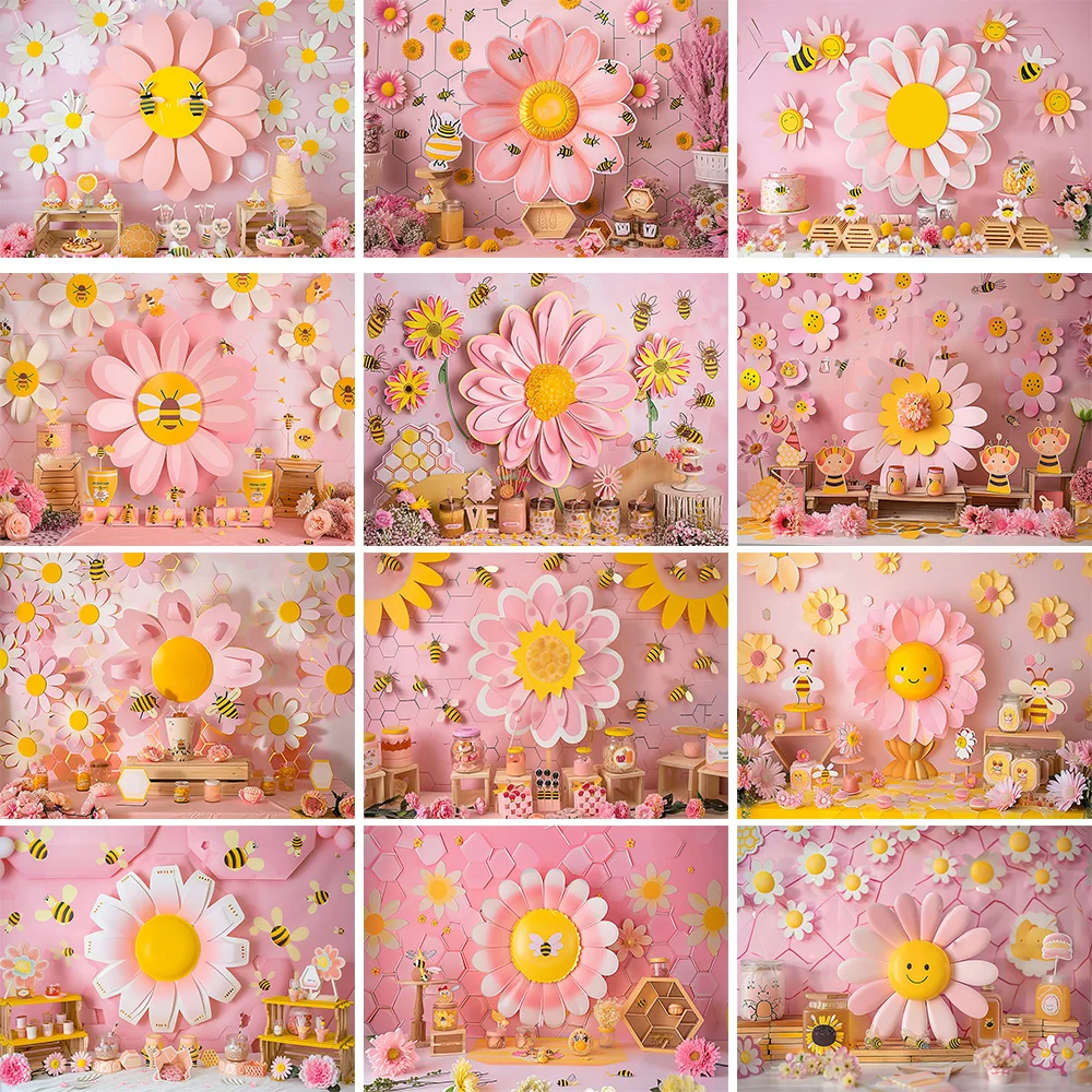 Mocsicka スイートデイジーガール誕生日パーティー背景 - Dessert Table Backdrop のレビューと価格