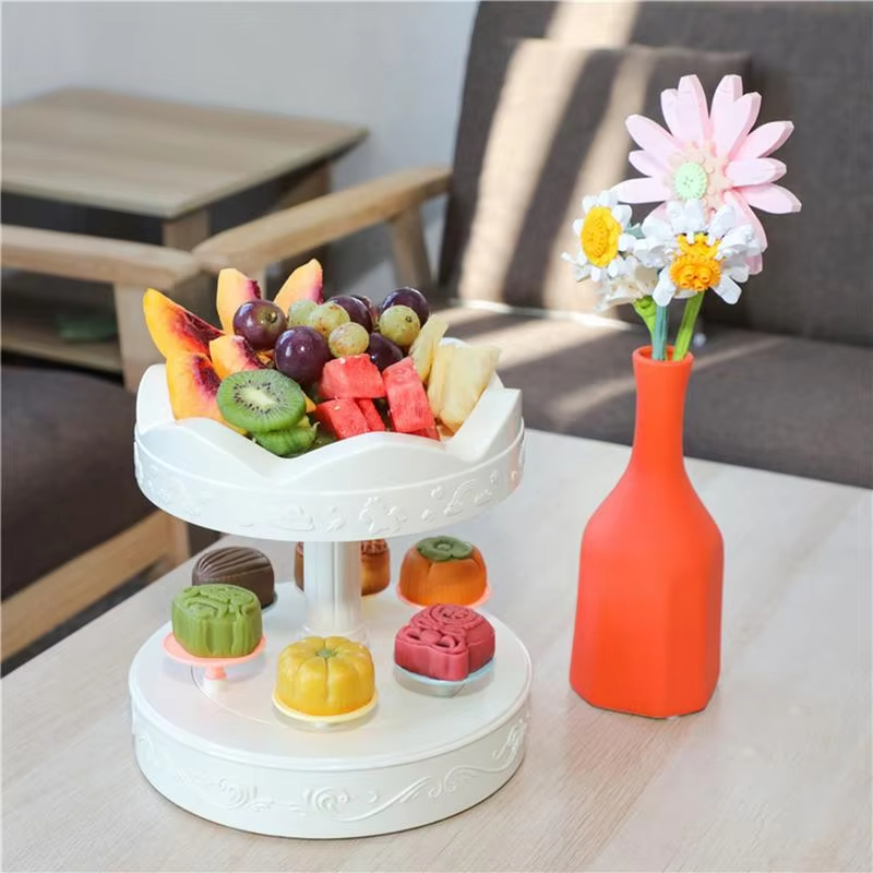 自動回転ケーキスタンド,マカロンディスプレイ,ケーキターンテ - Cupcake Stand Tier のレビューと価格