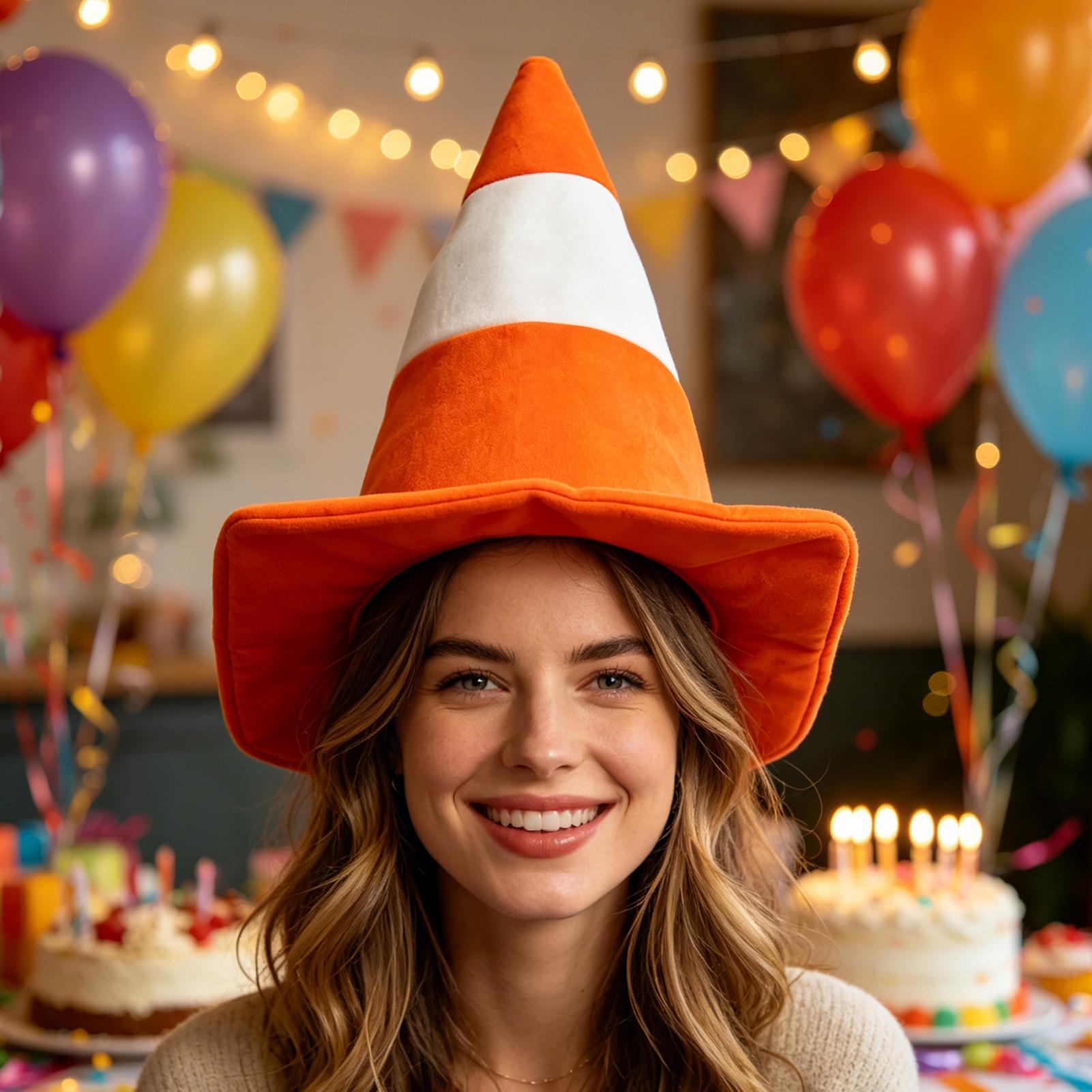ソフトフェルト製ノベルティコーンハット ハロウィン交通整理コ - Party Hat Cone のレビューと価格