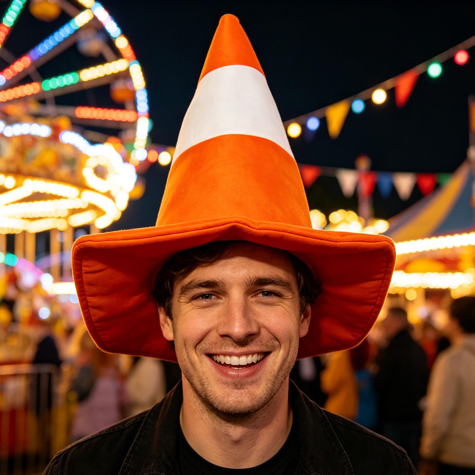 ソフトフェルト製ノベルティコーンハット ハロウィン交通整理コ - Party Hat Cone のレビューと価格