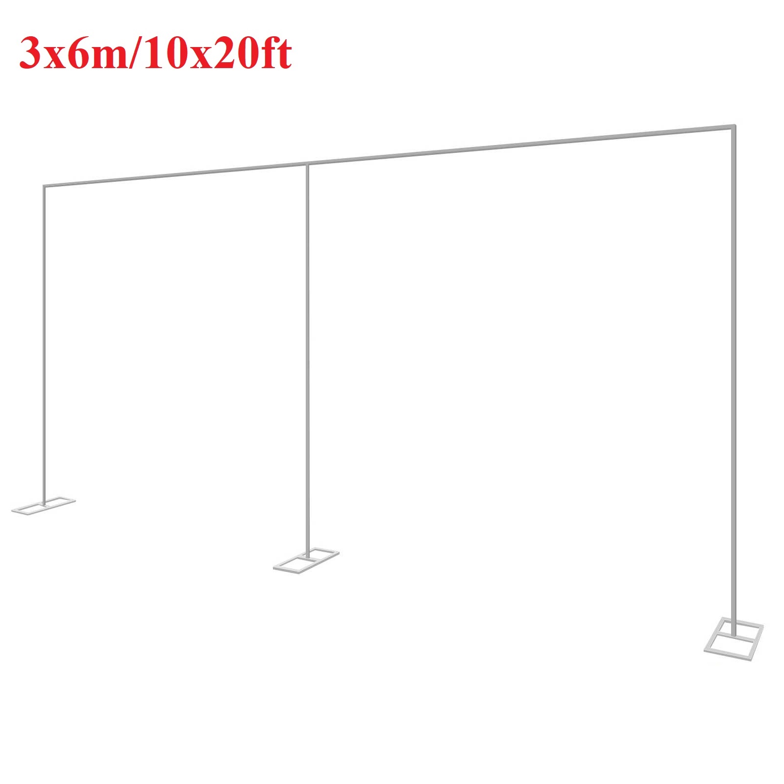 3x6m/10x20ft メタルウェディングアーチスタンド高 - Balloon Arch Kit のレビューと価格
