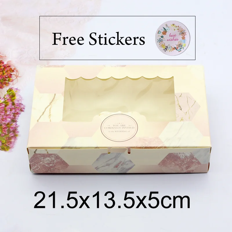 20/50 個の結婚式のキャンディーギフトボックス窓クッキー - Event Party Box のレビューと価格