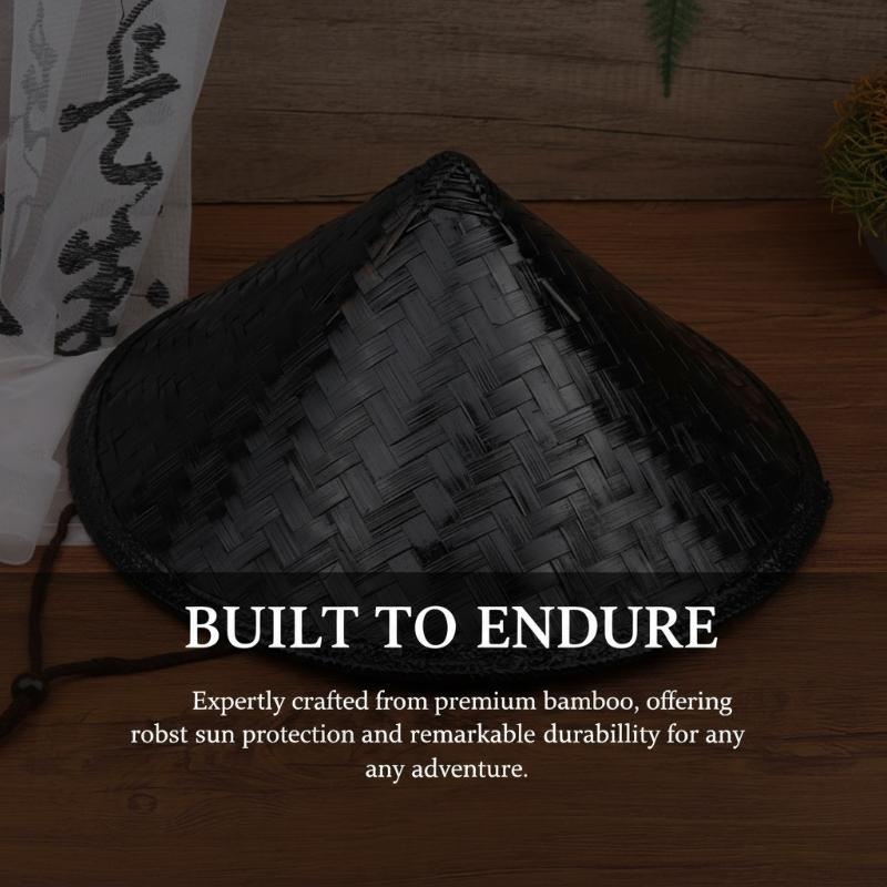 帽子サムライわら忍者中国コスプレ日本米アジア竹円錐形帽子パー - Party Hat Cone のレビューと価格