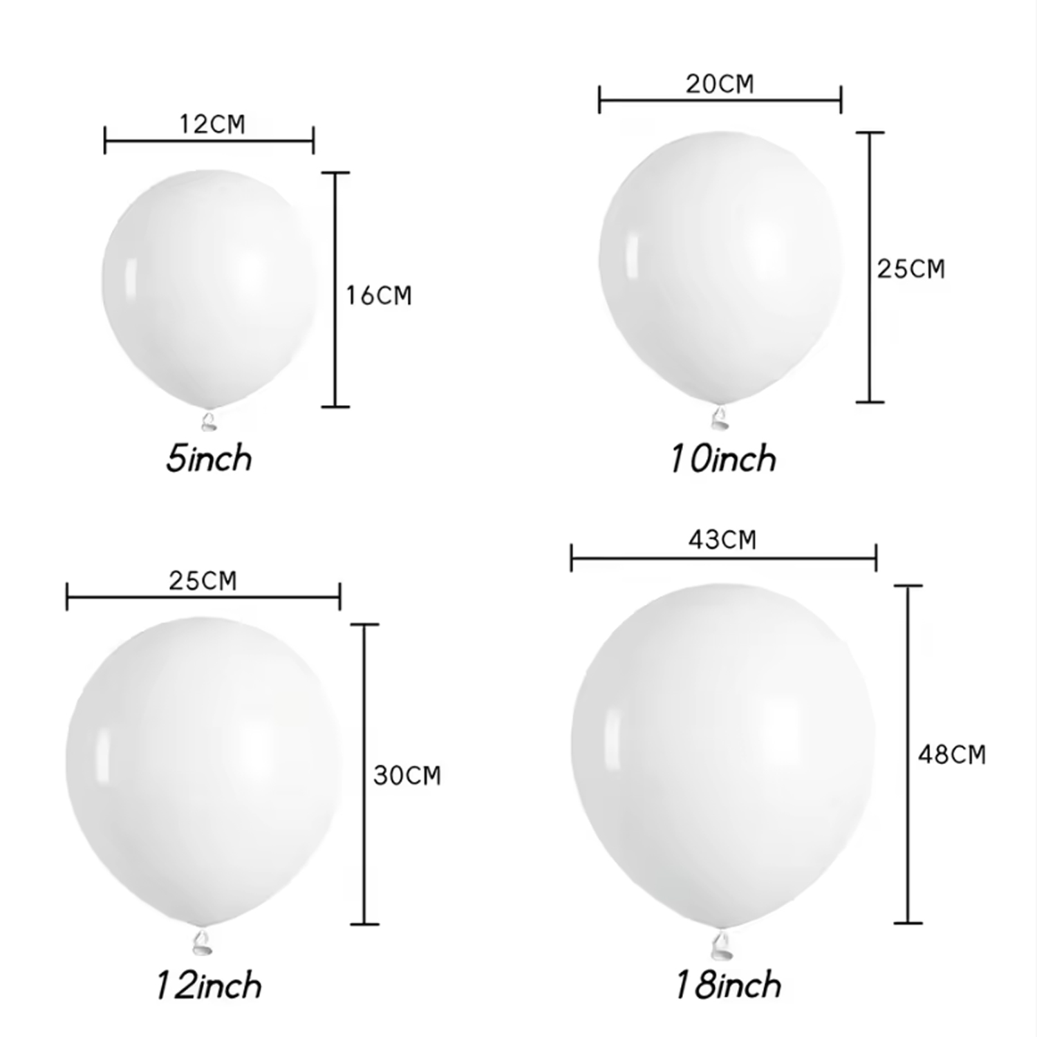 104個の青と白のバルーンアーチキット、結婚式、誕生日、パー - Balloon Arch Kit のレビューと価格
